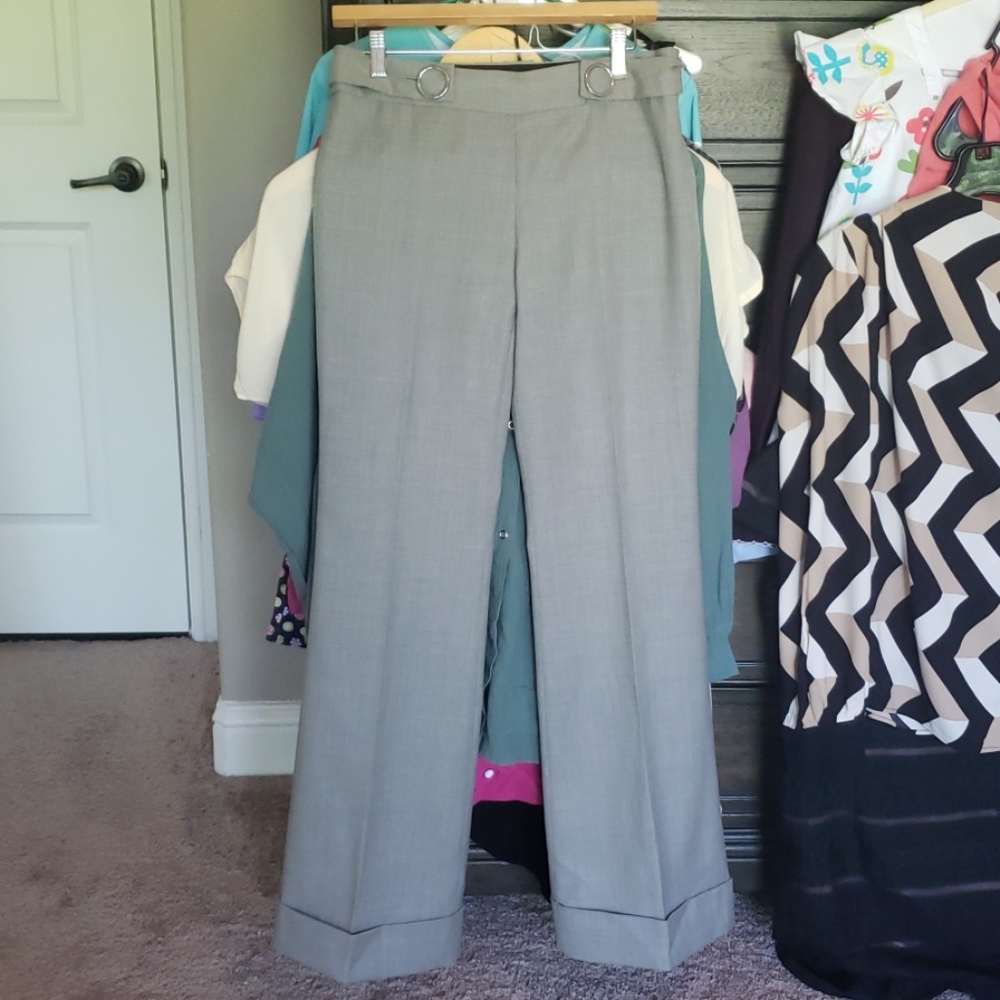 Tory Burch Grey Tailored Pant Trouser 4